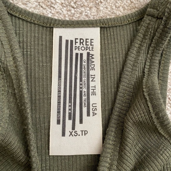 Free People Green Tank Top - Picture 4 of 4